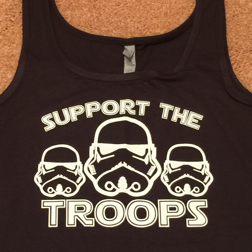 Support the Troops Tank Top